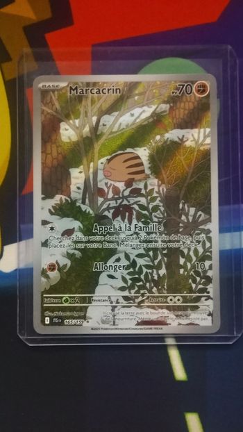 Carte Pokémon marcacrin 165/159