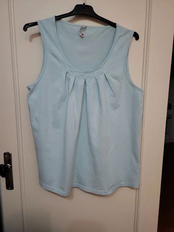 T shirt bleu clair blancheporte