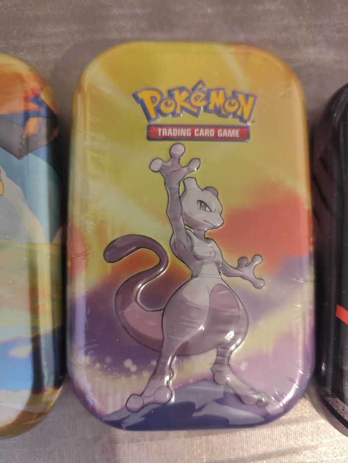 Lot 3 minitins boosters cartes Pokémon origine perdue Astres radieux flammes obsidiennes - photo numéro 3