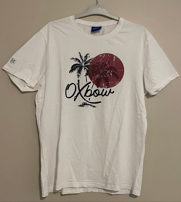 T-shirt blanc imprimé - Taille M