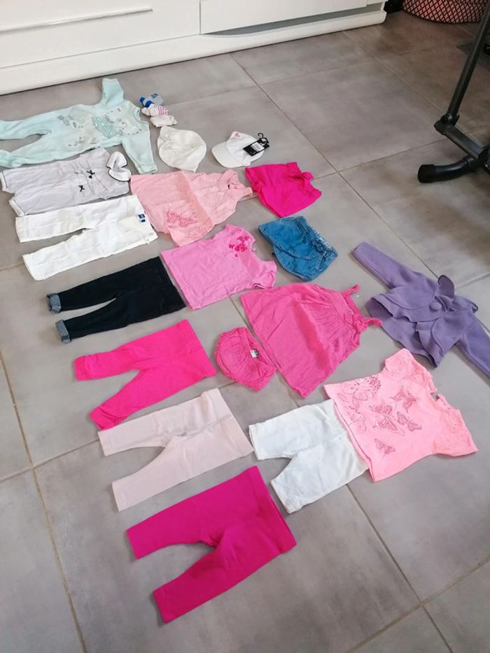 Lot 6mois bébé fille  +de 15 articles #6mois_bébé_krocaro - photo numéro 2
