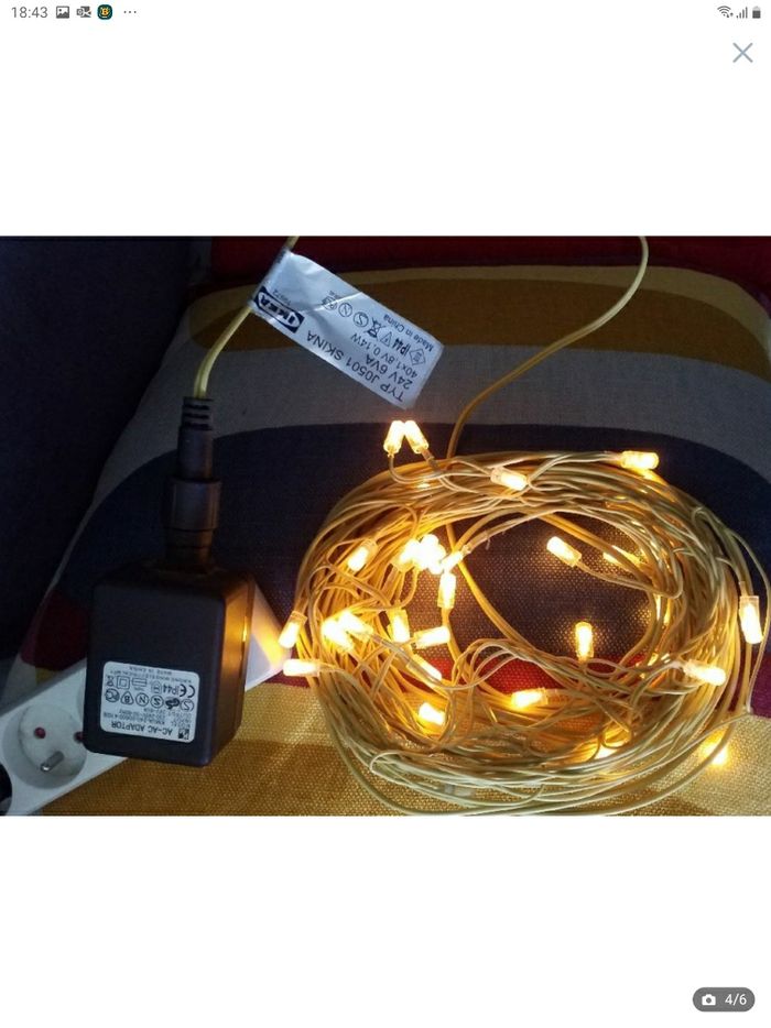 Lot de 2 guirlandes 🎄 lumineuses bon état - photo numéro 2