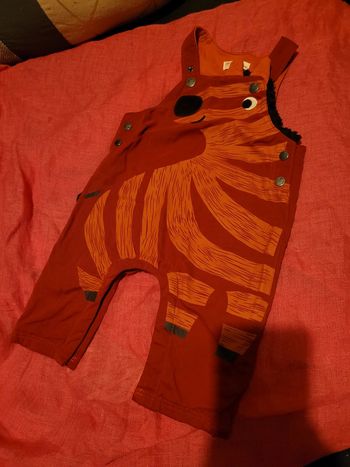 Adorable salopette doublée 3 mois