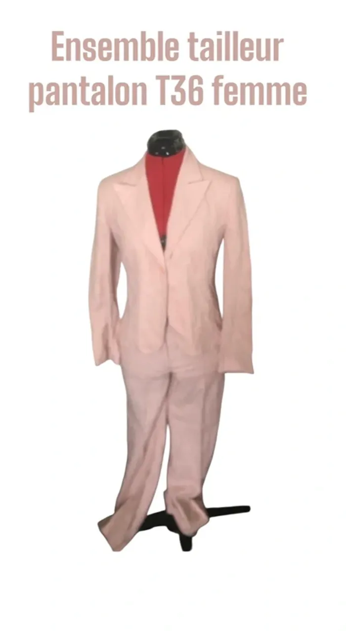 Ensemble tailleur pantalon T36 femme 👩