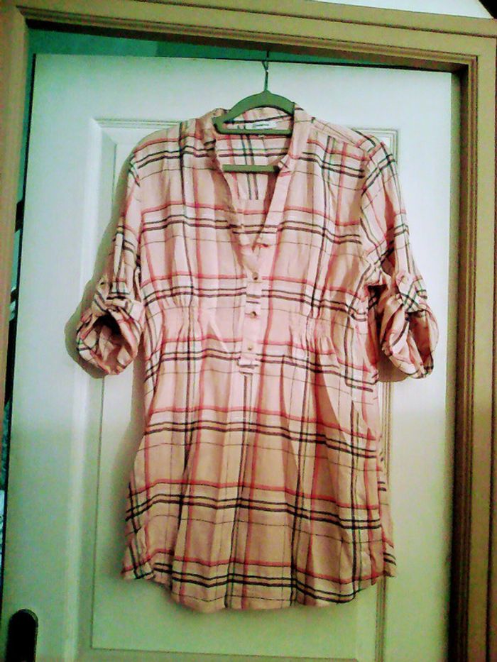 Chemise maternité rose 40