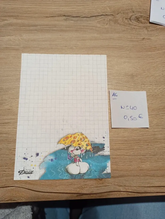 Feuille Diddl A6 40 0,50€