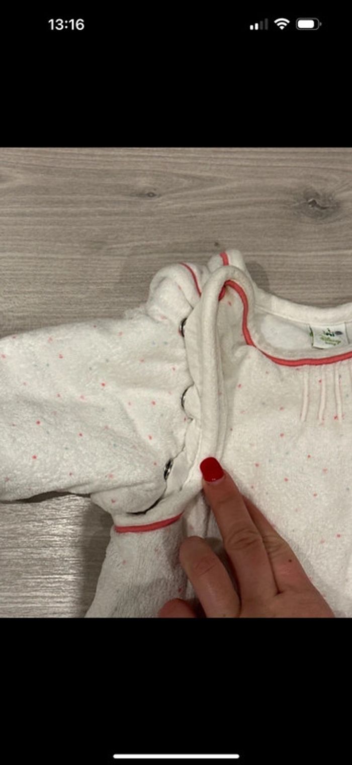 Turbulette bébé fille 6-12 mois très bon état Disney - photo numéro 4
