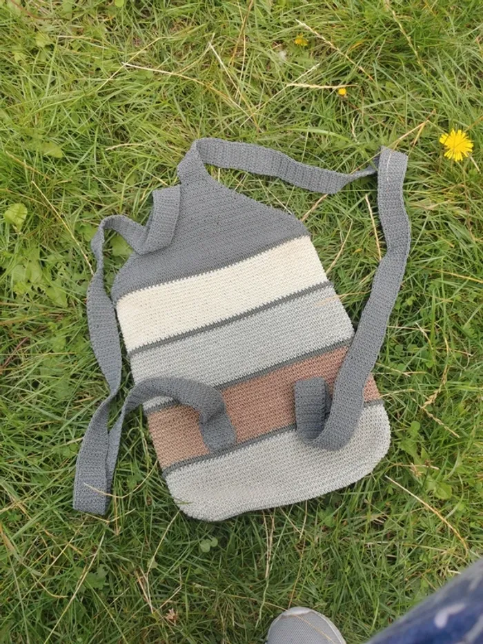 Sac à dos crochet - photo numéro 3