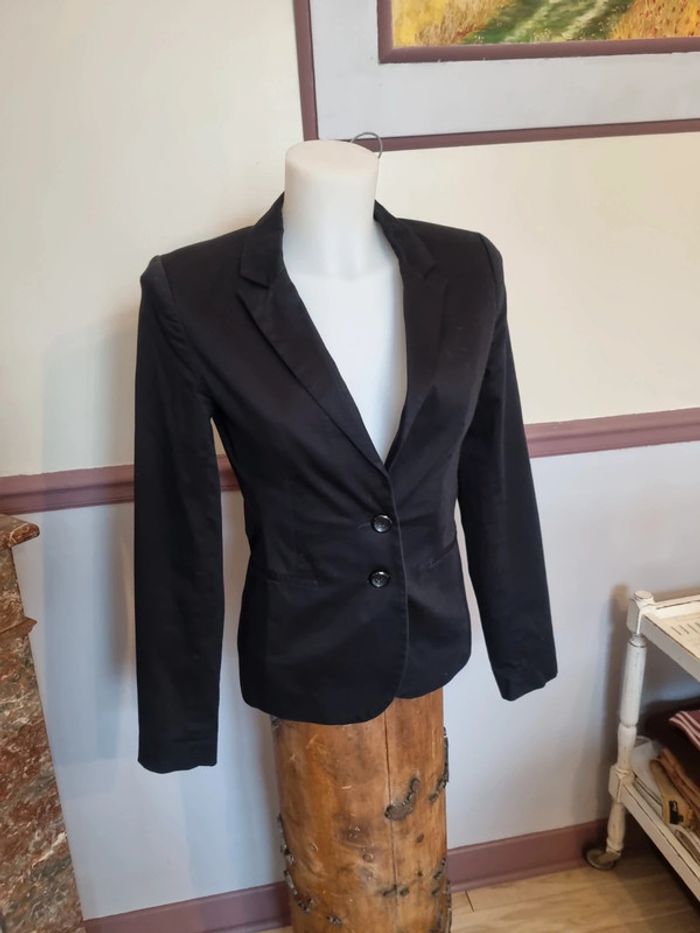 Veste noir 36 camaïeu.