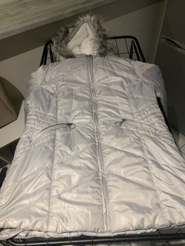 Blouson femme gris - photo numéro 3