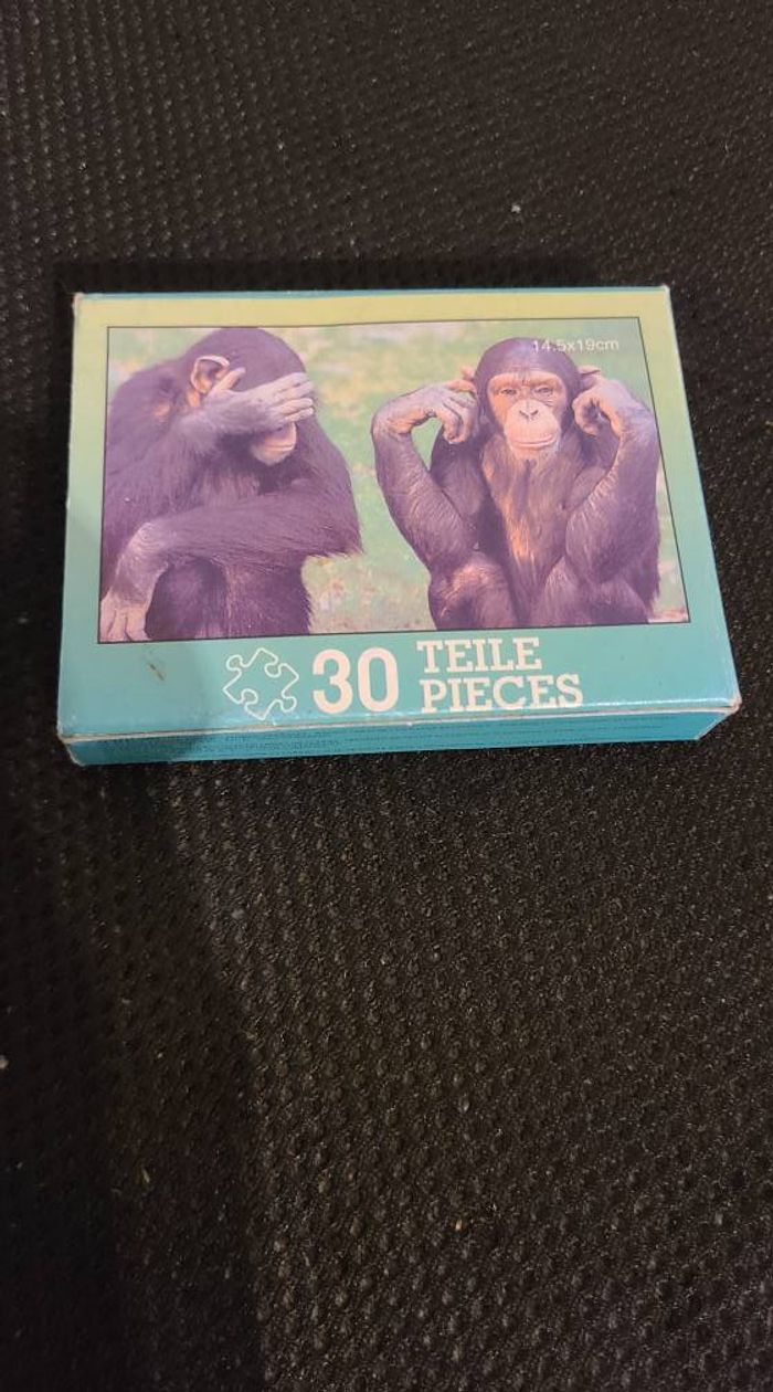 Puzzle pour enfants singe chimpanzé