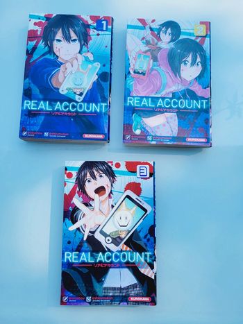 Manga Real Account tomes 1 à 3