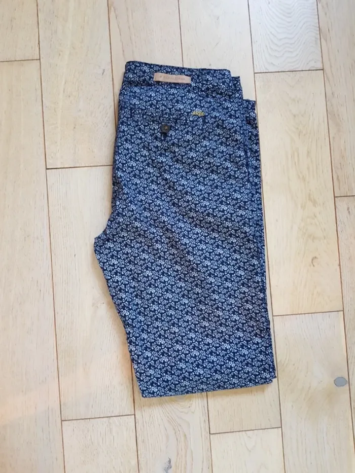 pantalon chino Red Legend bleu