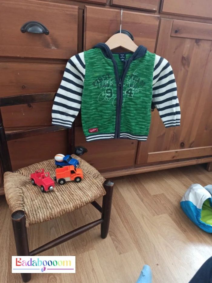 Gilet zappé Terre de marins 12 mois