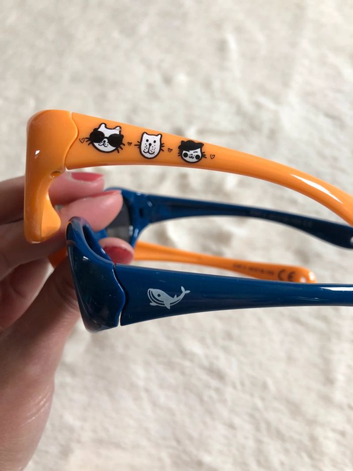 Lot 2 paires lunettes soleil bébé catégorie 3 UV400 - photo numéro 5