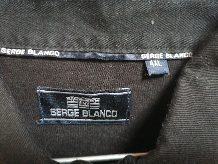 Polo noir Serge Blanco 4 XL - photo numéro 4