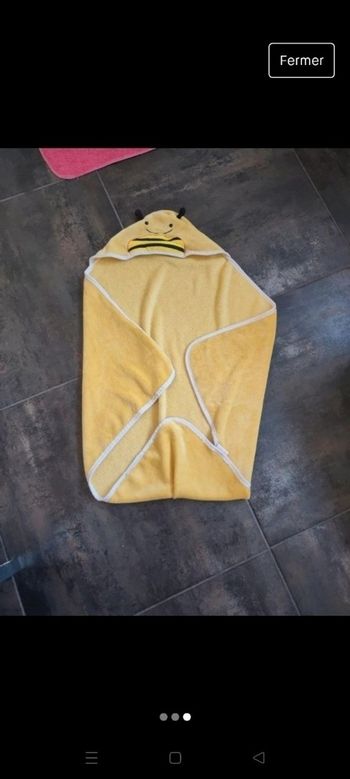 Sortie de bain abeille