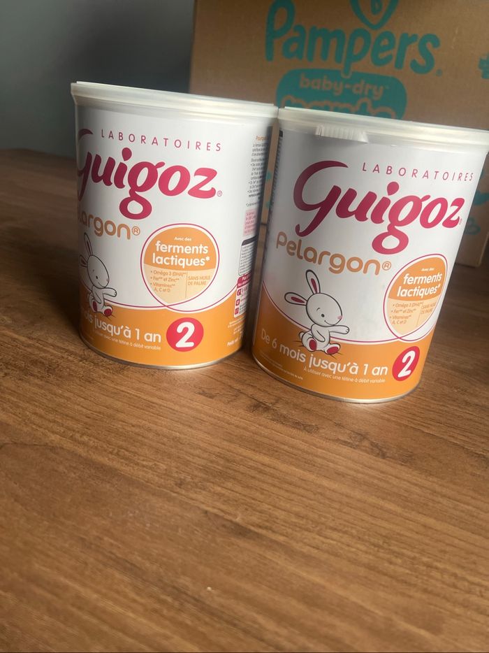 Lait Guigoz  Pelargon 2eme âge