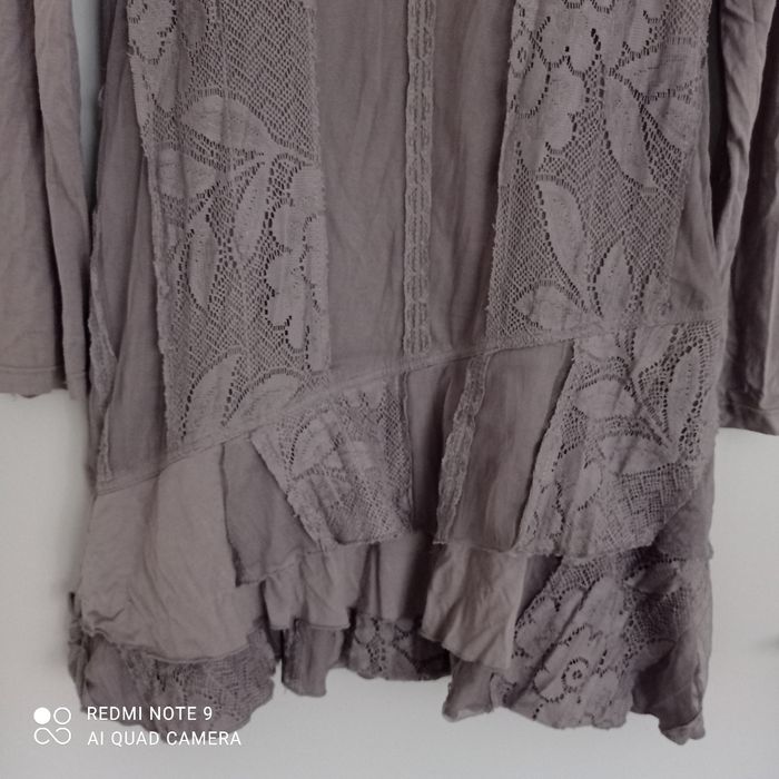 Robe grise dentelle t38 - photo numéro 4