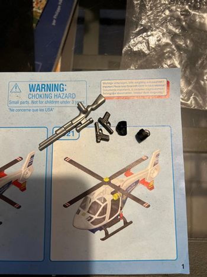 Playmobil action city hélicoptère Police - photo numéro 5