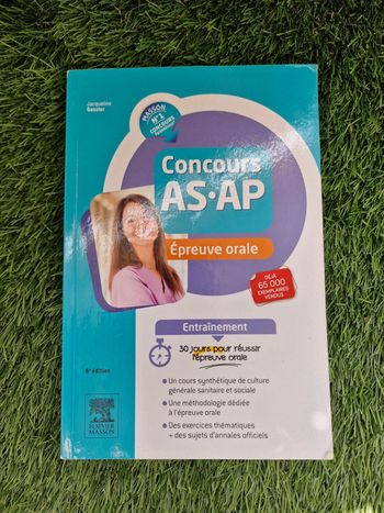 Concours ASAP épreuve orale de Jacqueline Gassier