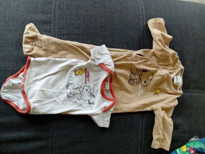 Pijama et bodies Snoopy