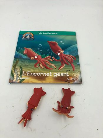 Livre + 2 figurines / L’encornet géant collection Altaya