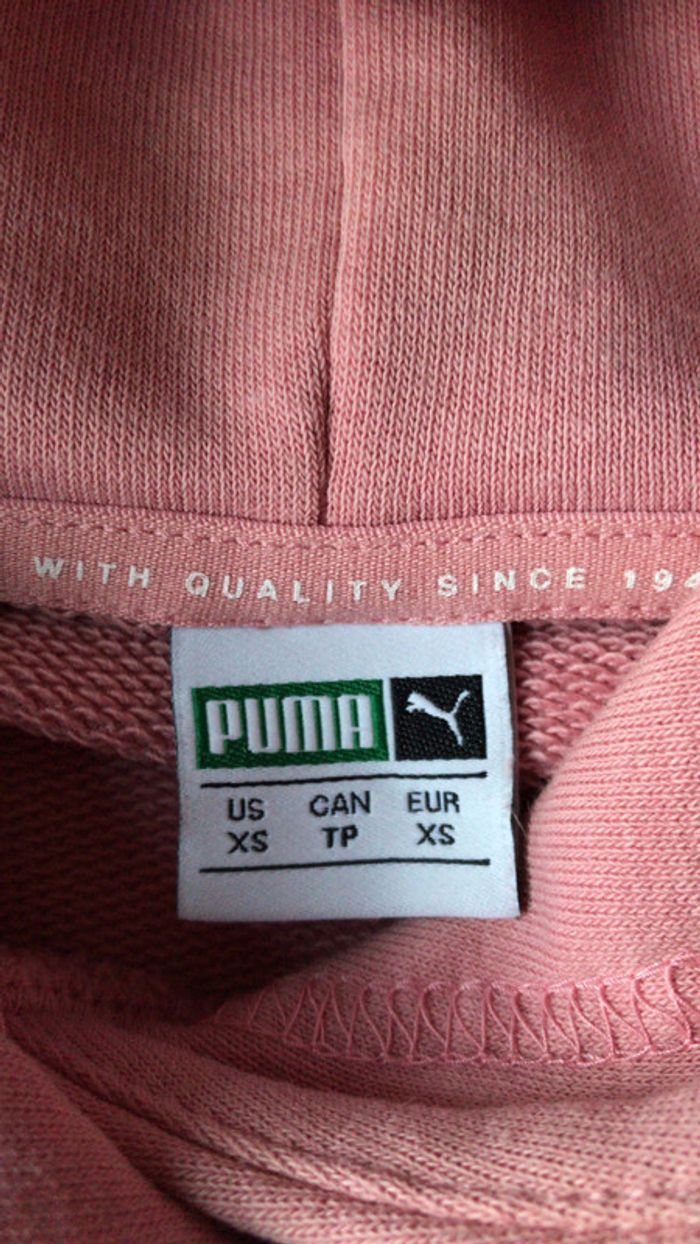 Puma sweat à capuche rose poudrée - photo numéro 2