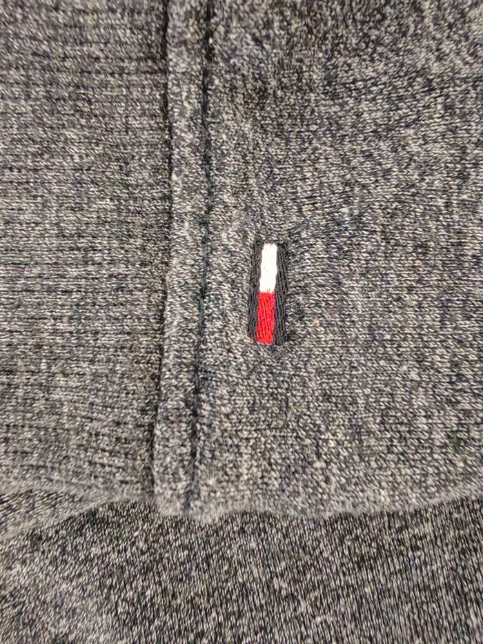 Pull Tommy Jeans vintage (2017), L, bleu chiné. - photo numéro 5