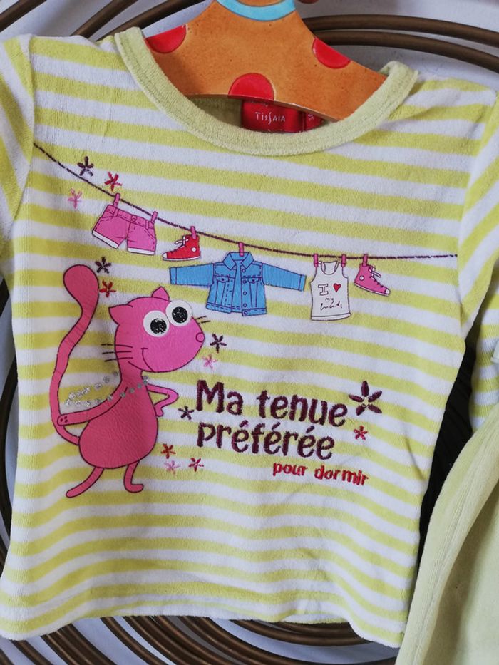 Pyjama velours Tissaia T3 ans - photo numéro 3