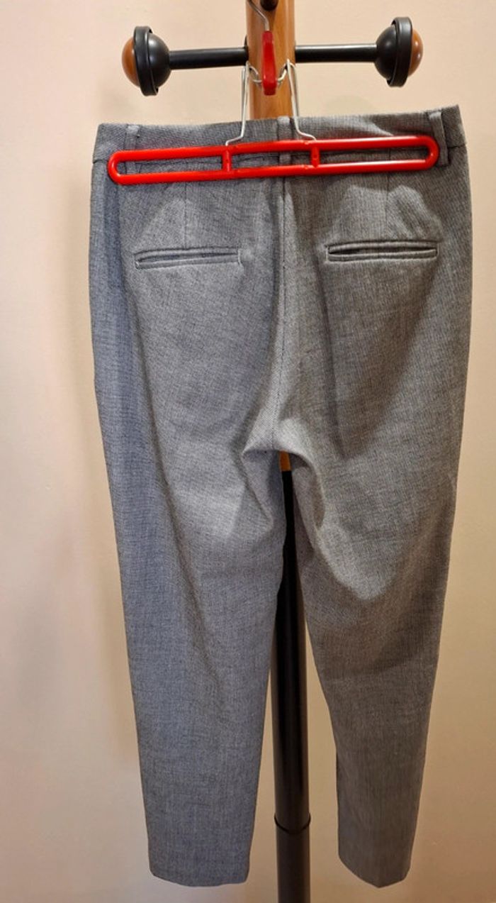 Pantalon gris habillé - Benetton - T. 34 - photo numéro 4