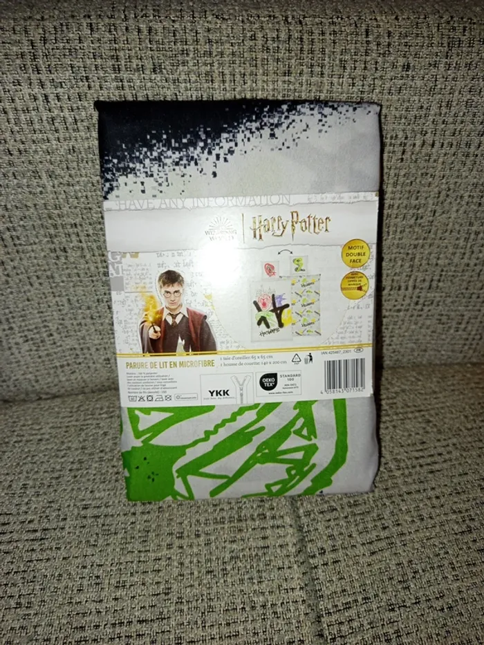 Parure de lit 1 personne Harry Potter - photo numéro 2