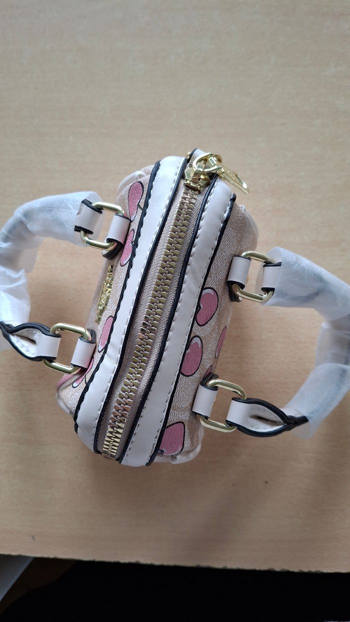 Mini sac à main Coach cerise - photo numéro 3