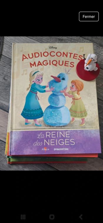 Livre et figurine 11des audiocontes Magiques altaya audio conte audio compte disney