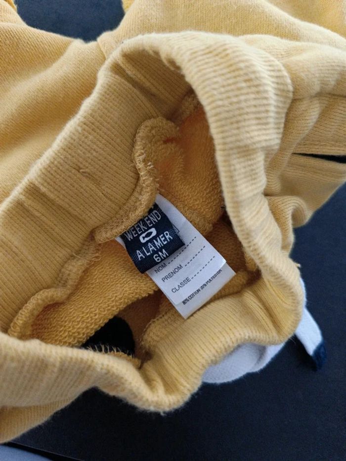 Short jaune - photo numéro 3
