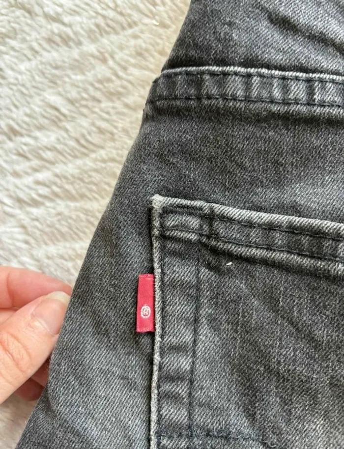 Jeans Levi’s homme 502 M/40 W30 L32 noir/anthracite slim taper, état impeccable - photo numéro 3