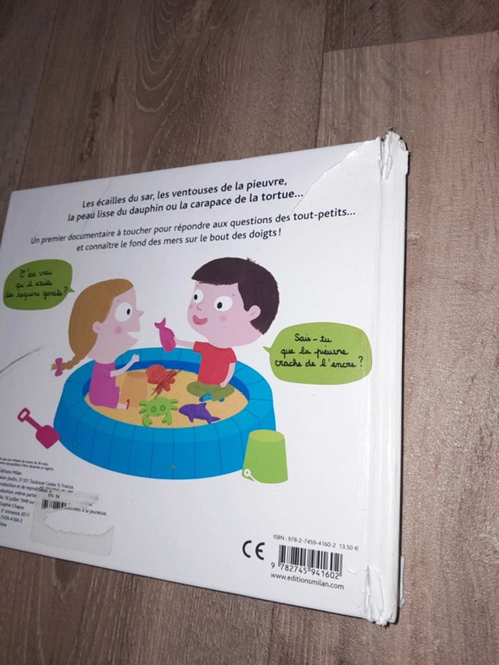 Livre mes animaux des mers à toucher 🌺 - photo numéro 6