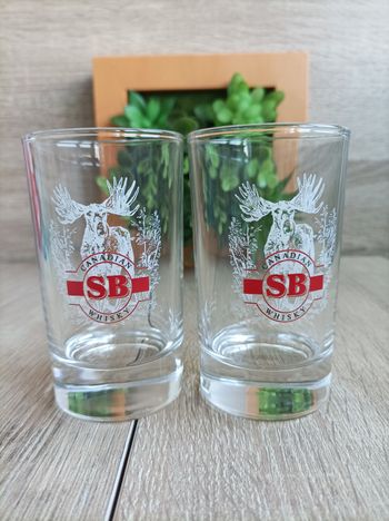 Lot 2 verres Sb