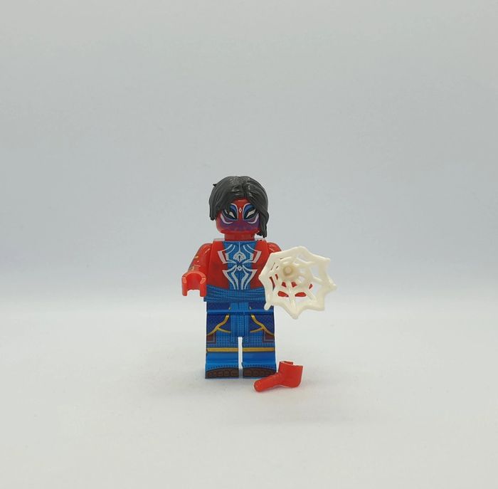 🕸 Figurine Marvel Spider-Man : Across the Spider-Verse - Spider-Man India - (Style Lego) 🕸 - photo numéro 5