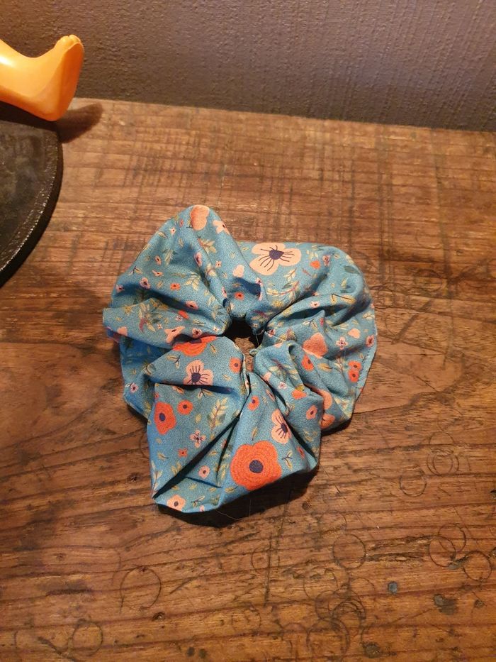 Chouchou large coquelicot - photo numéro 2