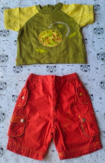 Ensemble garçon été taille 6 mois