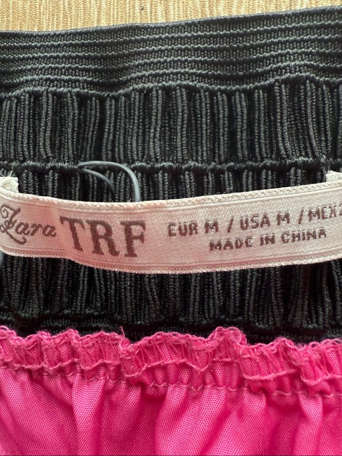 Jupe fuchsia noir Zara trafaluc taille 38 M - photo numéro 5