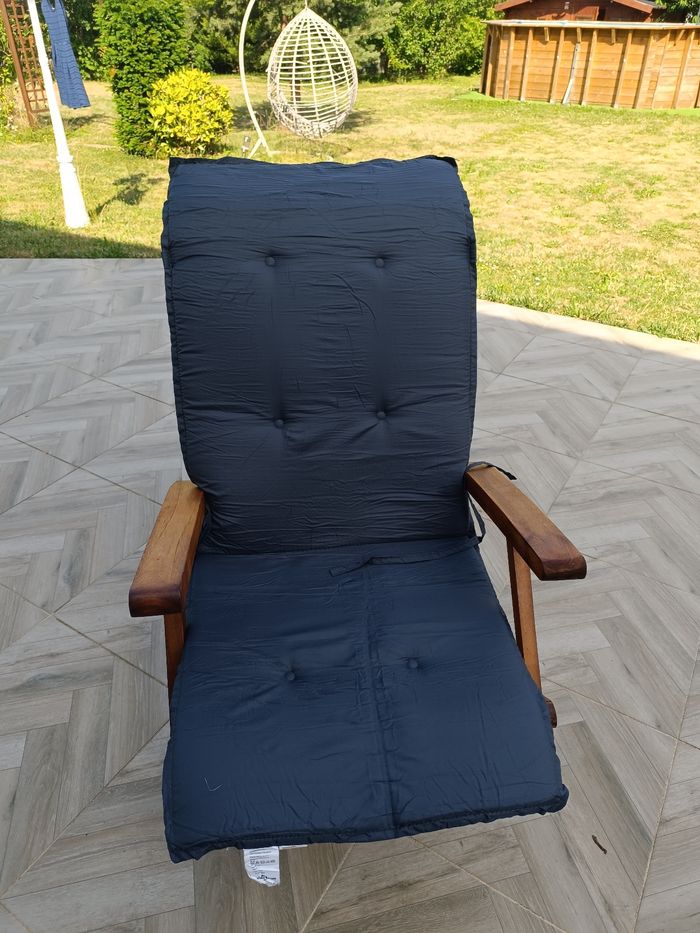 Coussins de chaises anthracite