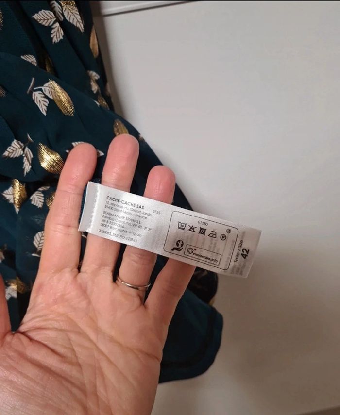 Robe verte et dorée - photo numéro 3