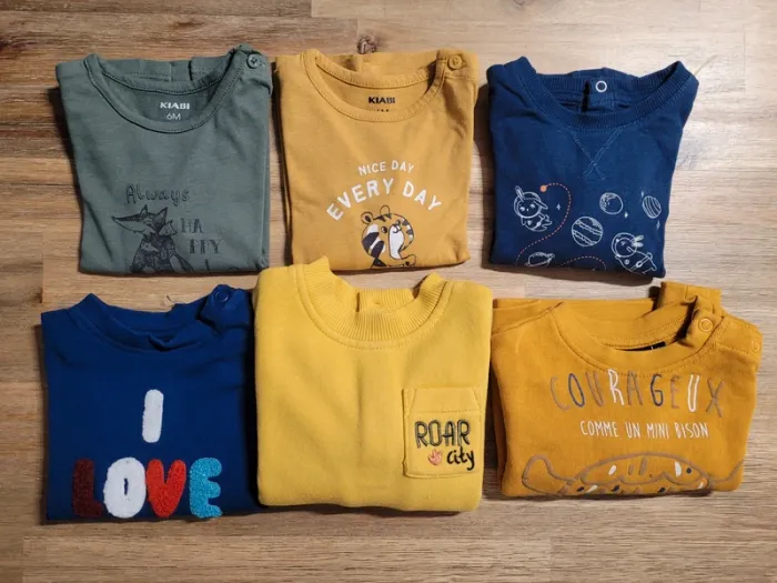 Lot de vêtements 6mois
