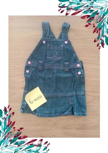 Robe jean 6 mois fille