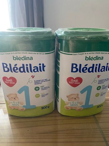 2 lait de nourrisson date courte + la céréale dans la bio