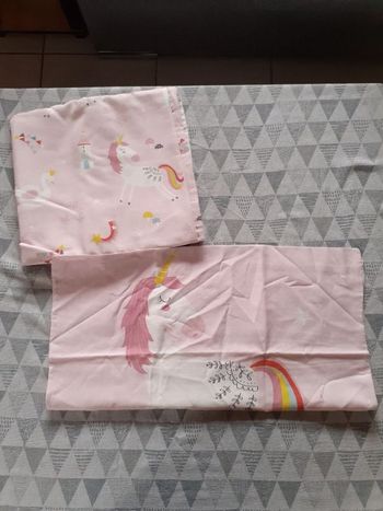 Housse de couette et taie d'oreiller