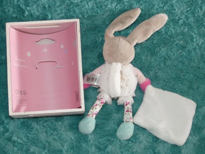 Doudou lapin Choupidoudou Doudou et compagnie 🐰 neuf - photo numéro 3