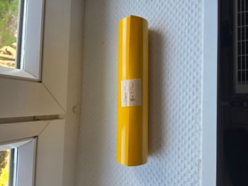 Films adhésif permanent jaune (5 m) pour machine de découpe